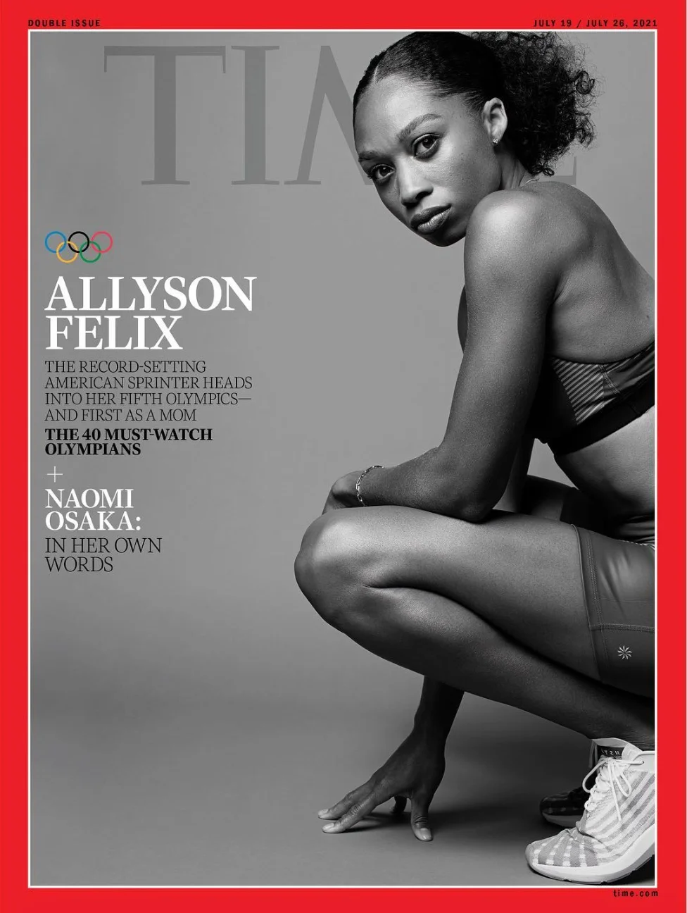Allyson Felix — Time Cover